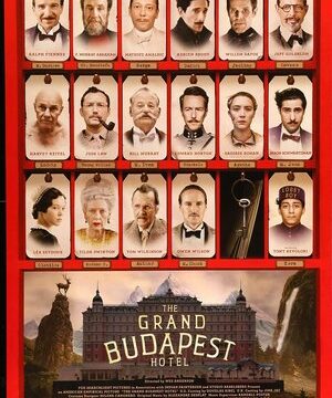 Zdjęcie przedstawia plakat do filmu "Grand Budapest Hotel"/