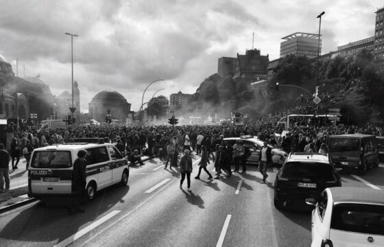 Demonstracja na ulicy